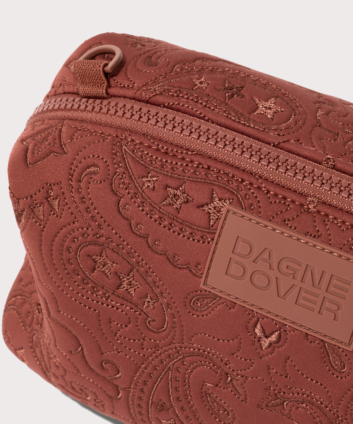 Hunter Toiletry Bag in Sweet Tea Paisley. Large - Image 5