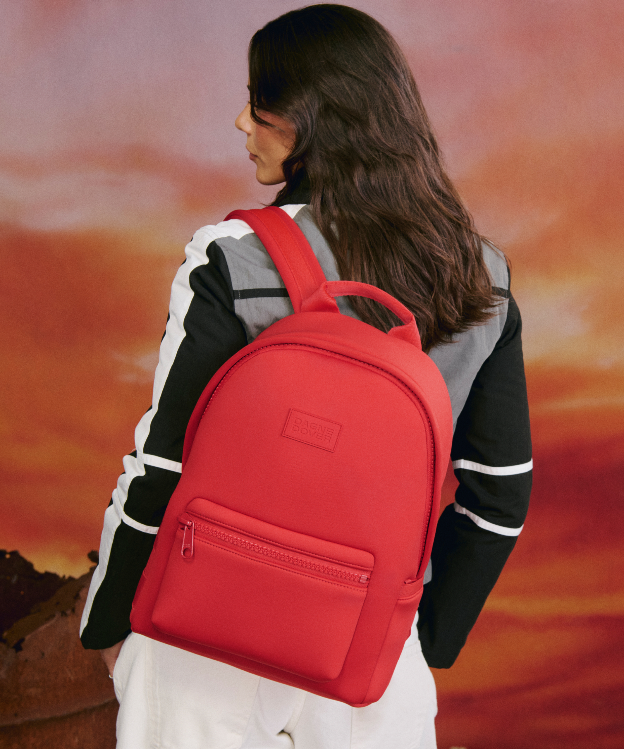 Dakota Backpack in Cherry. Medium - Image 7