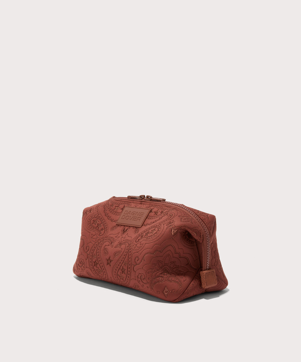 Hunter Toiletry Bag in Sweet Tea Paisley. Large - Image 3