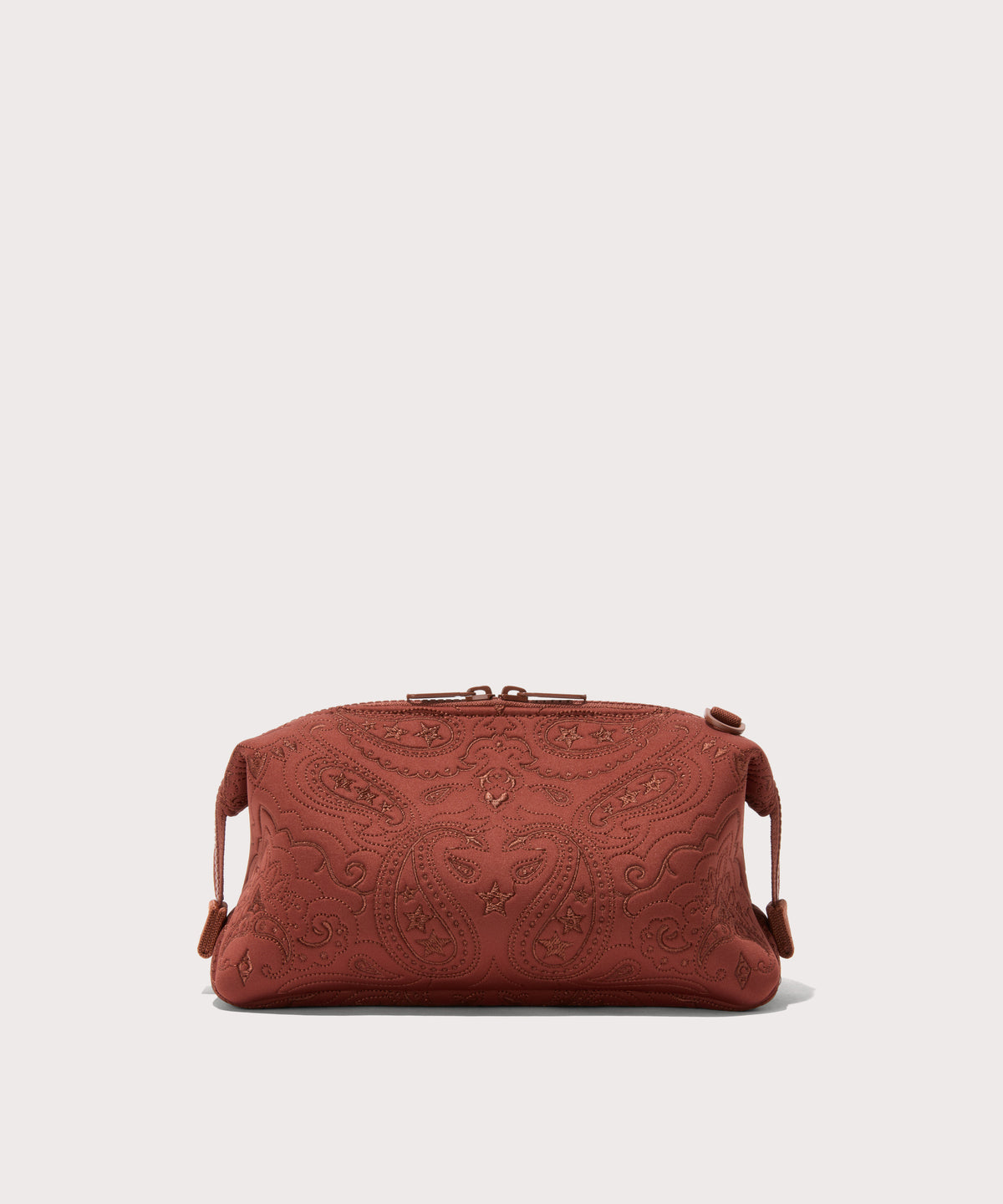 Hunter Toiletry Bag in Sweet Tea Paisley. Large - Image 4