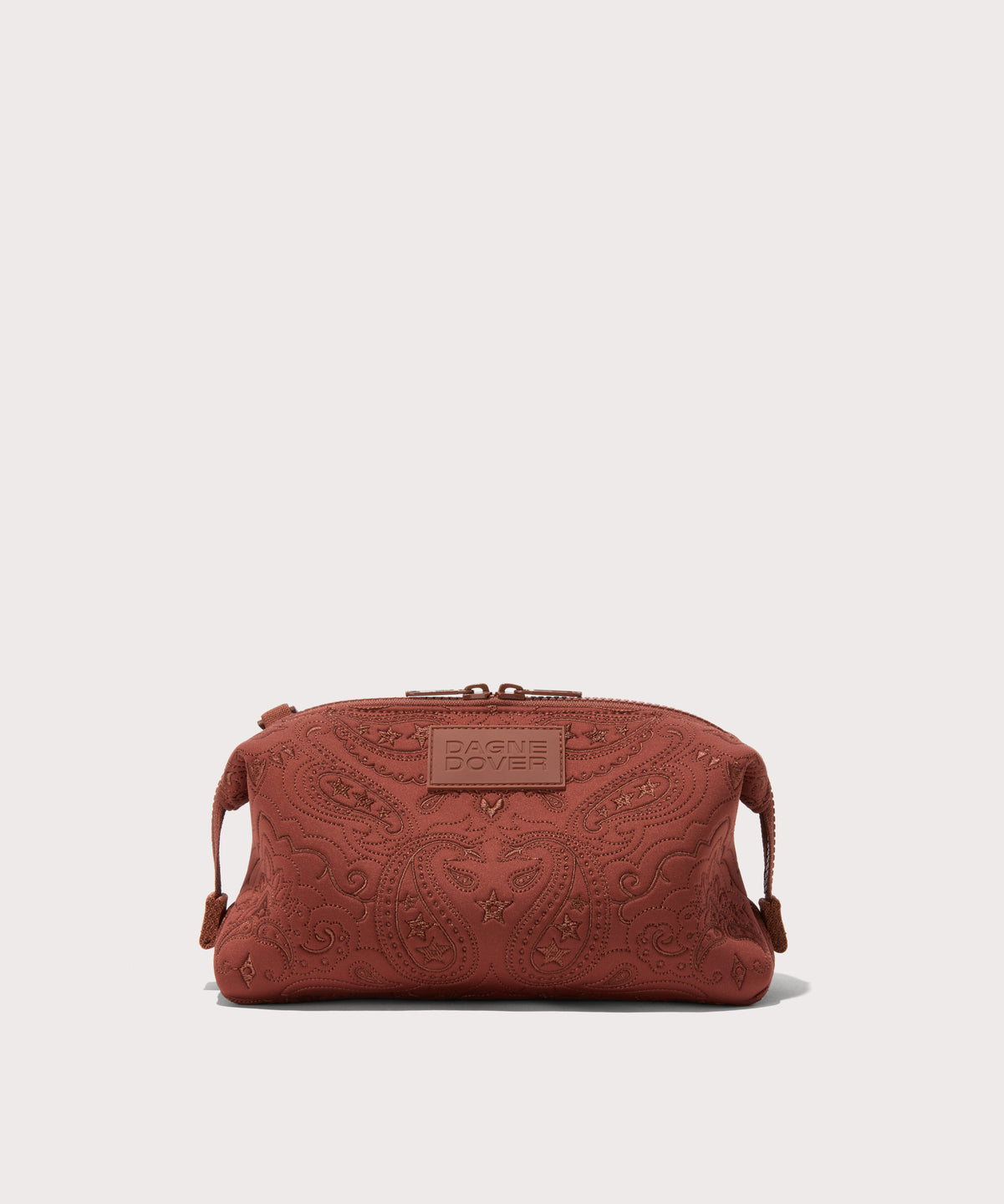 Hunter Toiletry Bag in Sweet Tea Paisley. Large