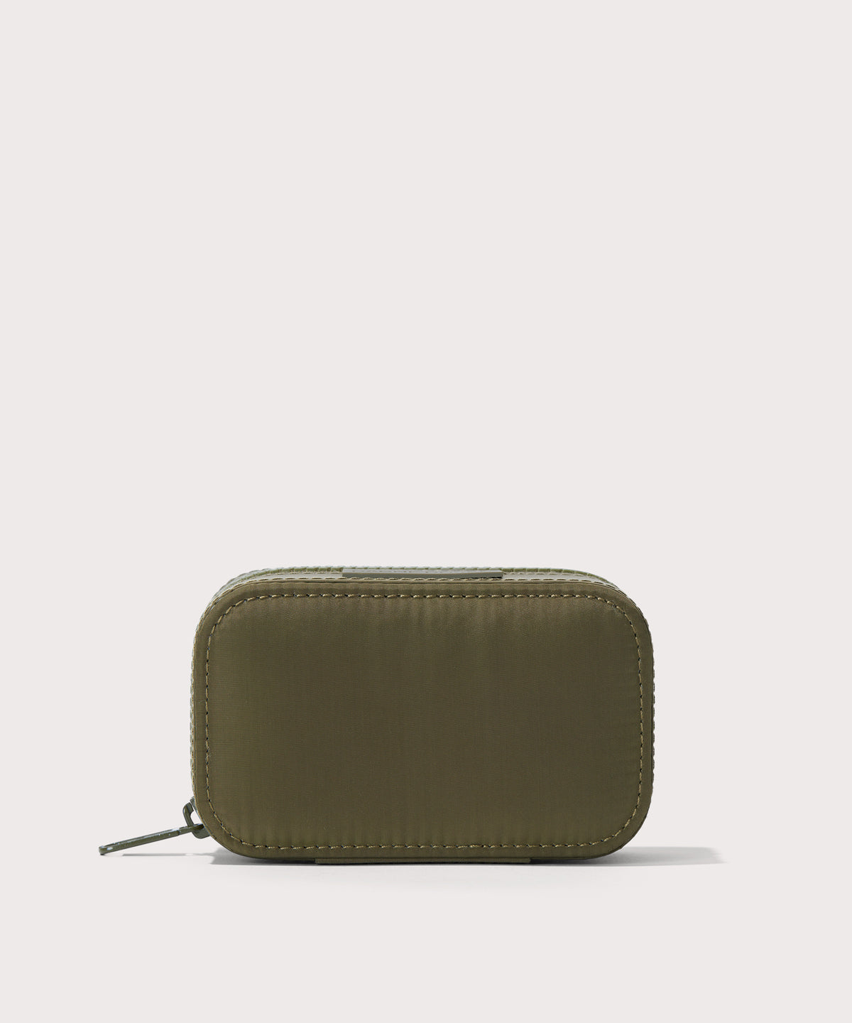 Frankie Jewelry Case in Dark Moss. Small