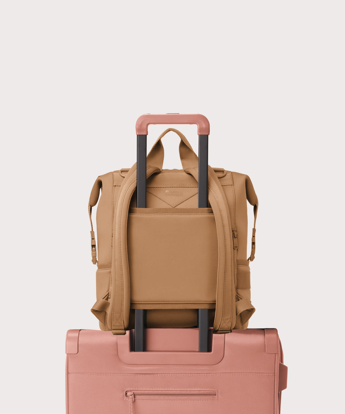 Indi Diaper Backpack in Camel. Large - Image 8