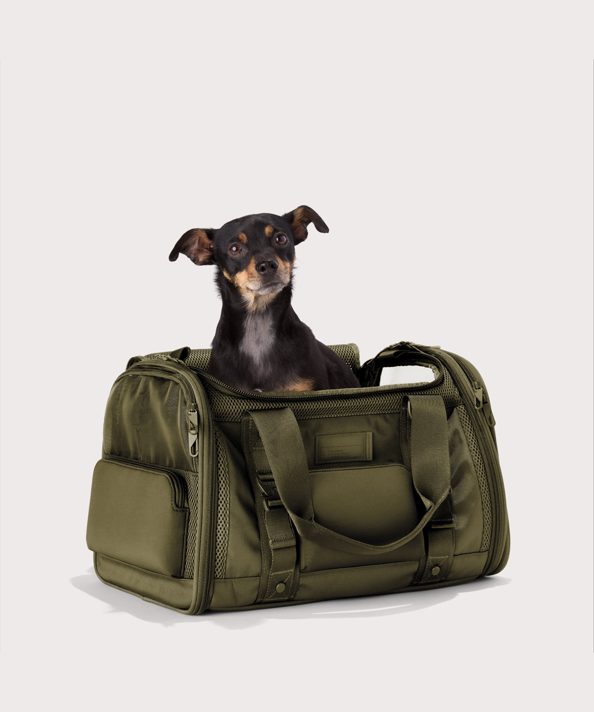 Kyoto Pet Carrier in Dark Moss. Large - Image 3