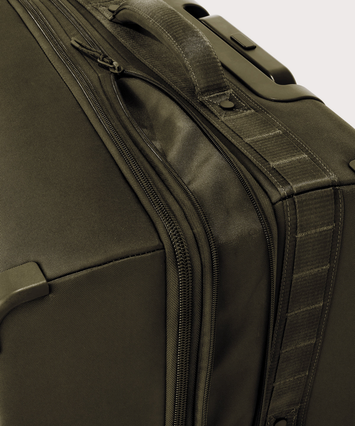 Sydney Checked Luggage in Dark Moss. Larger - 28.5 inch - Image 7