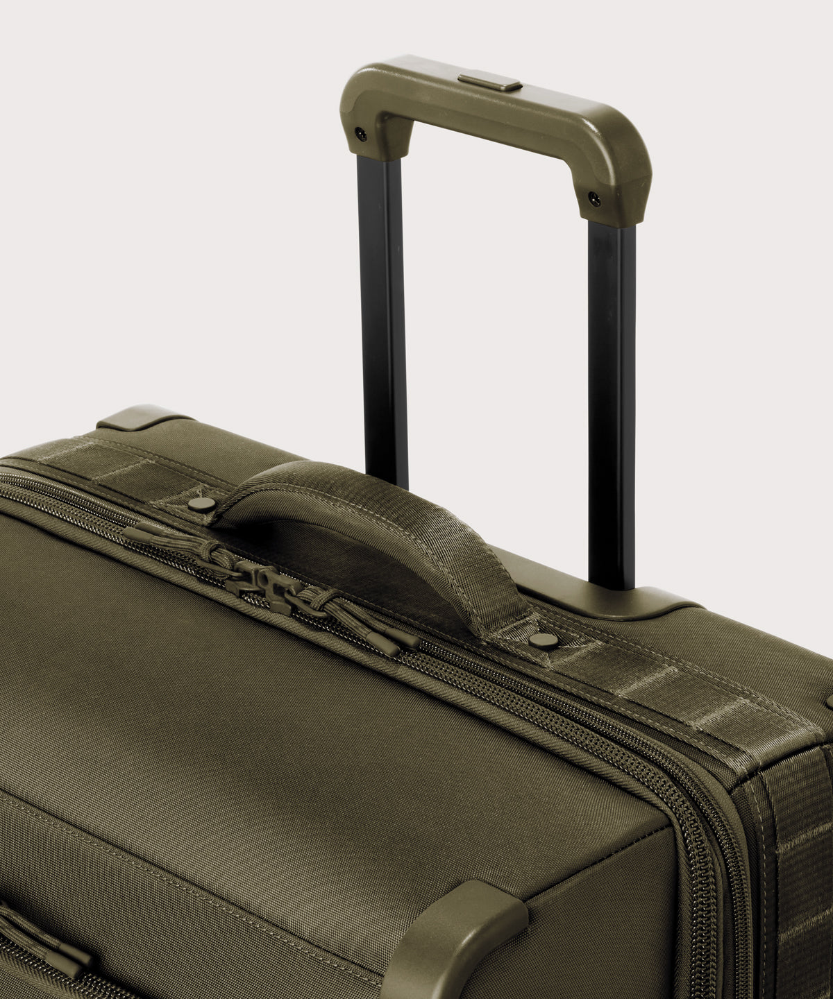 Sydney Checked Luggage in Dark Moss. Larger - 28.5 inch - Image 9